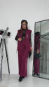 Komplekts "INTENSE 22666" - veste + bikses - BORDO